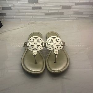 Gold Tory Burch size 4.5 sandals